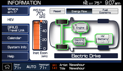 Ford Fusion Hybrid and Mercury Milan Hybrid 2010 6